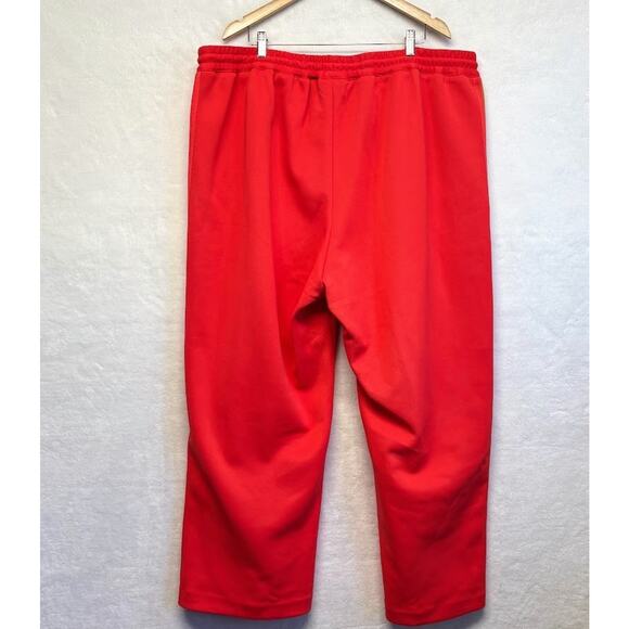 Ivy Park X Adidas 3 Stripes Wide Leg Suit Pants Coral Womens Plus Size 4X GV4006 - Picture 3 of 12